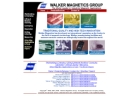 Website Snapshot of Walker Magnetics/O.S. Walker Co.